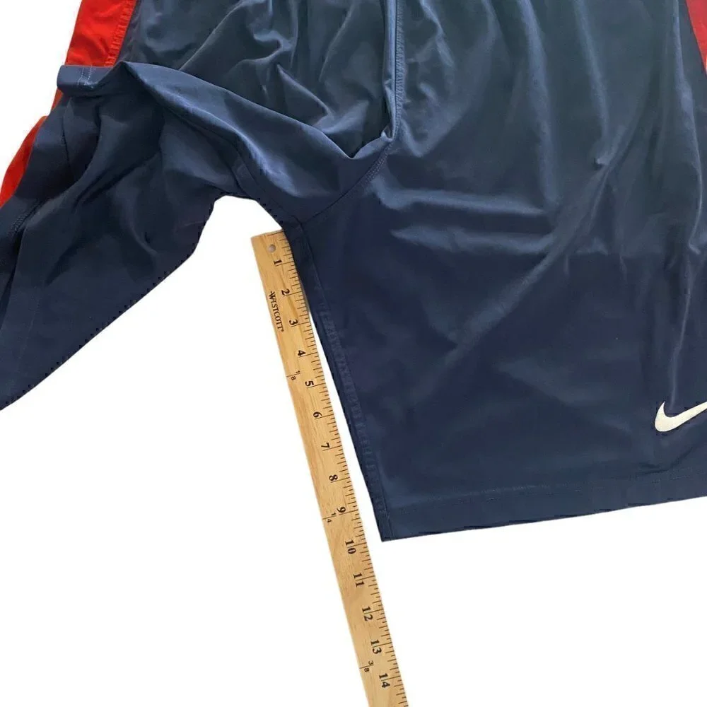 Nike Arizona Wild Cats Basketball Mens Shorts Blue Red Dri-Fit Logo Size XL?